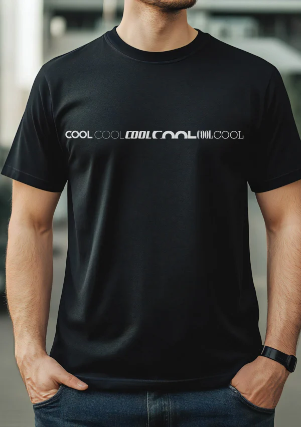 T-Shirt Men Line Black - immagine 2